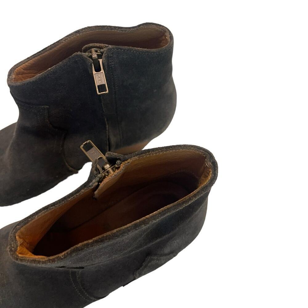 Isabel Marant Dark Brown Suede Booties 6.5 western cowgirl country - Picture 4 of 9